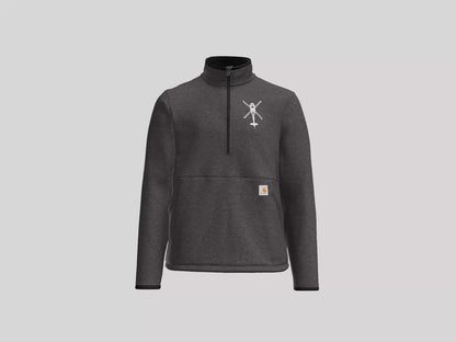 1-135th Hammerheads Carhartt Textured 1/2 Zip Fleece Jacket