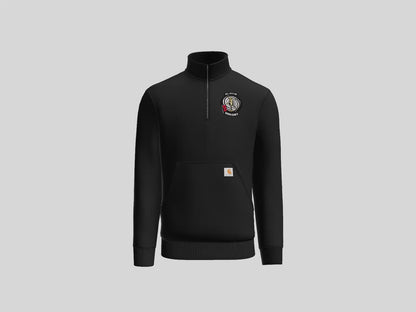 1-135th Hurricanes We Are the Bold - Carhartt 1/4 Long Sleeve Sweatshirt