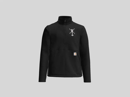1-135th Hammerheads Carhartt Textured 1/2 Zip Fleece Jacket