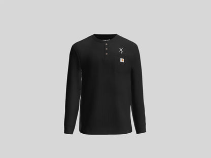 1-135th Hammerheads Carhartt Long Sleeve Henley T-Shirt