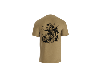 1-135th Death Dealers Command Section District Tri Blend T Shirt