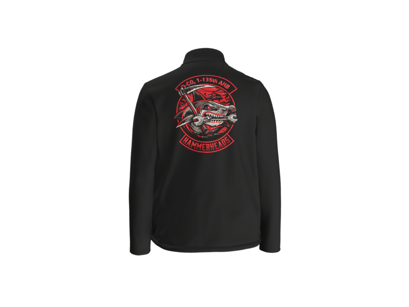 1-135th Hammerheads Carhartt Textured 1/2 Zip Fleece Jacket
