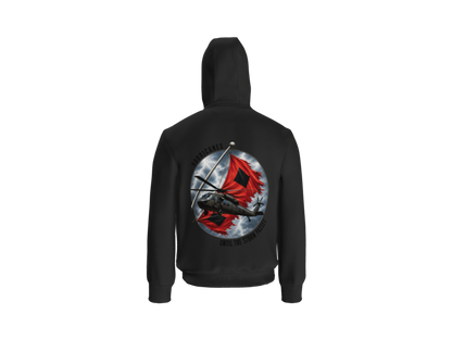 1-135th Until the Storm Passes- Carhartt Rain Defender Paxton Heavyweight Hooded Zip Mock Sweatshirt