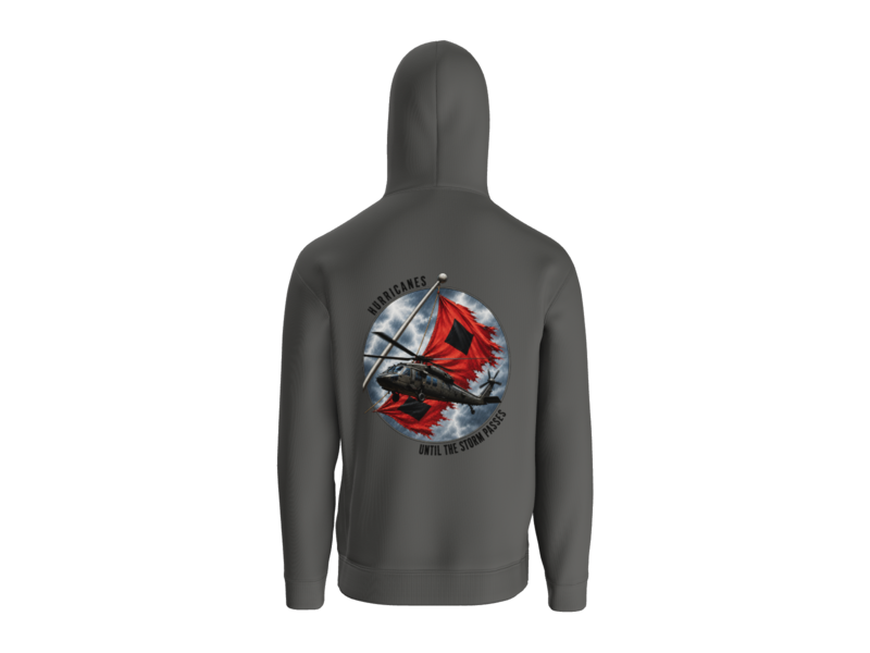 1-135th Until the Storm Passes - 50/50 Hoodie