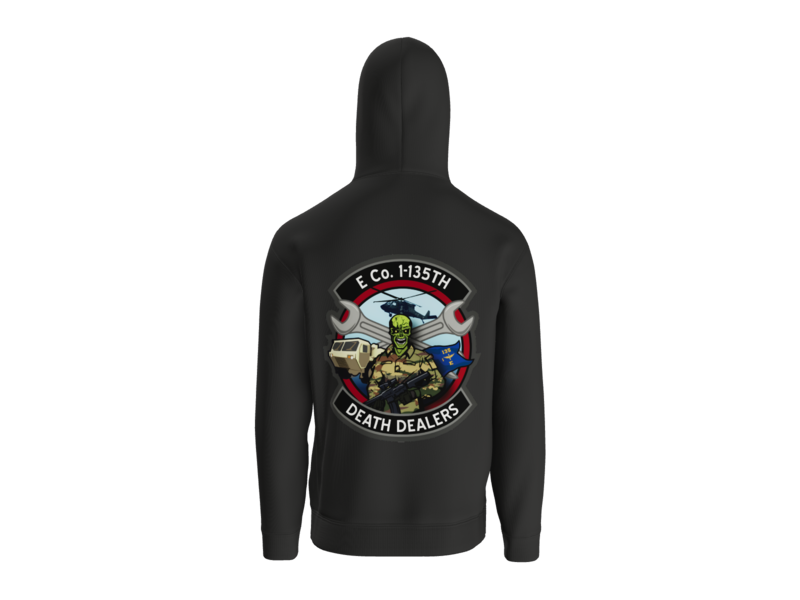 1-135th Death Dealers Tanker P&C Hoodie