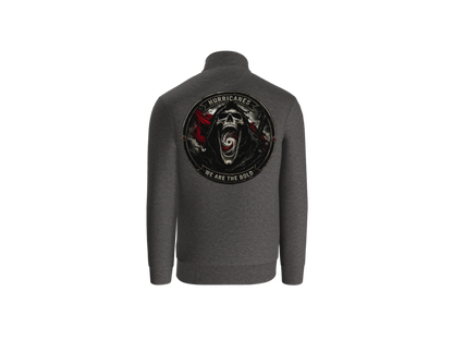 1-135th Hurricanes We Are the Bold - Carhartt 1/4 Long Sleeve Sweatshirt