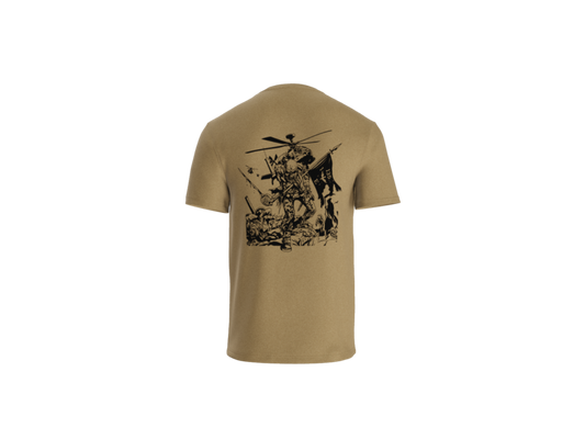 1-135th Death Dealers Tanker District Tri Blend T Shirt