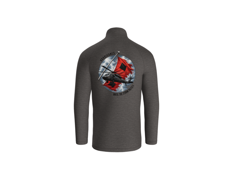 1-135th Hurricanes Until the Storm Passes - Carhartt 1/4 Long Sleeve Shirt (Copy)