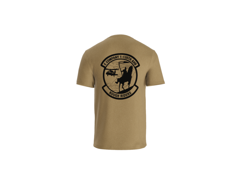 1-135th Rough Riders Tri Blend T