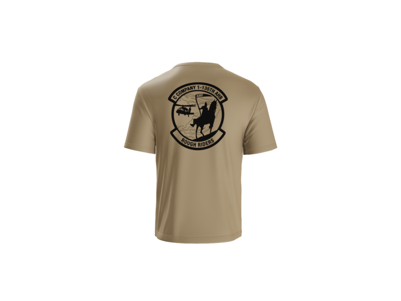 1-135th Rough Riders Sport Tek Dry Fit