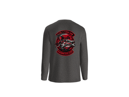1-135th Hammerheads Carhartt Long Sleeve Henley T-Shirt