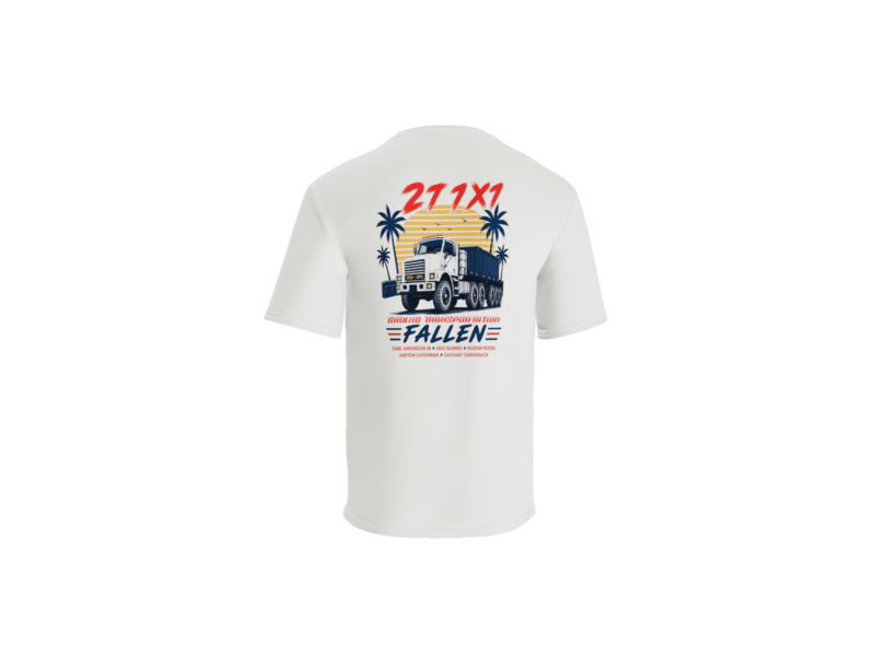 5K Ground Transportation Dry Fit T-Shirt - 2T1XI Fallen