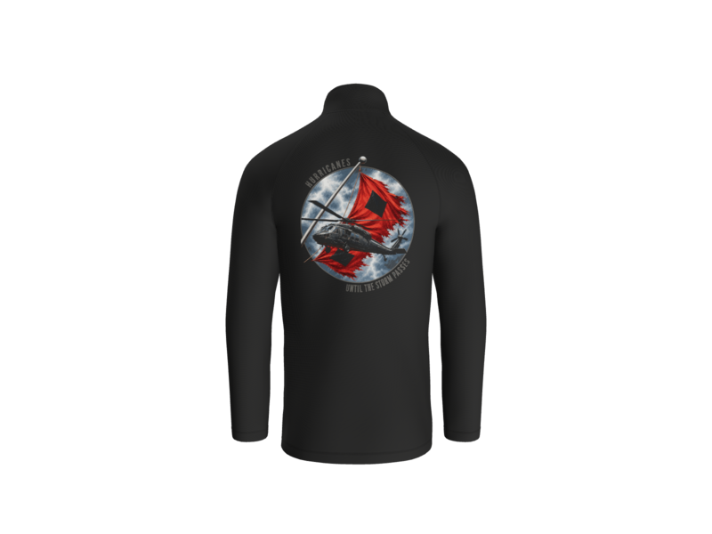 1-135th Hurricanes Until the Storm Passes - Carhartt 1/4 Long Sleeve Shirt (Copy)